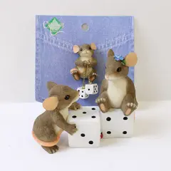 Charming Tails You're Worth the Gamble Fitz & Floyd  97/38 Exclusive