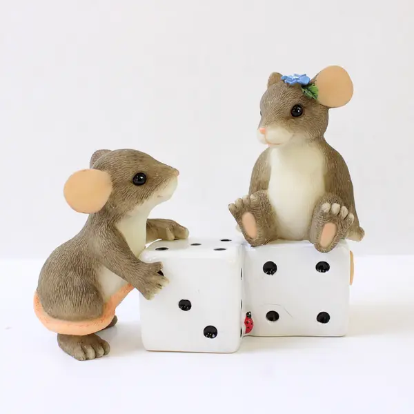 Charming Tails You're Worth the Gamble Fitz & Floyd  97/38 Exclusive