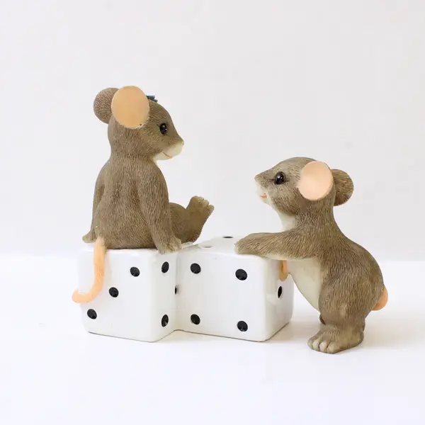 Charming Tails You're Worth the Gamble Fitz & Floyd  97/38 Exclusive