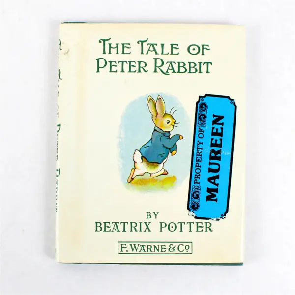 Vintage Book The Tale of Peter Rabbit Beatrix Potter c.1981 Hardcover DJ  Good