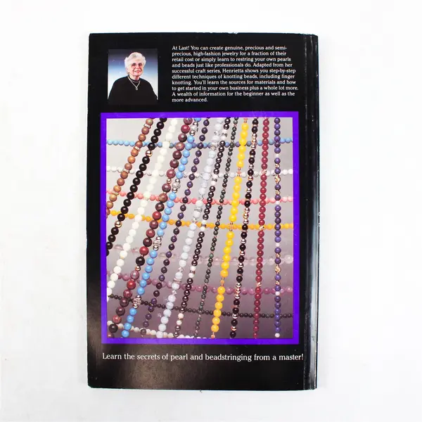 VTG Pearl and Bead Stringing With Henrietta by Henrietta Virchik 1989 Paperback