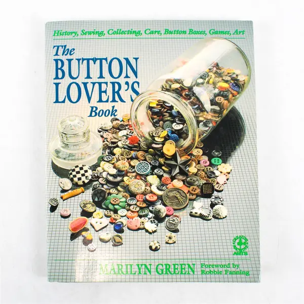 Vintage The Button Lover's Book by Marilyn Green 1991 Paperback Good
