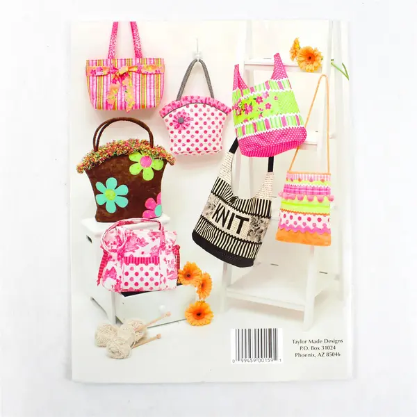 Purses, Bags & Totes by Cindy Taylor Oates PB Book of Unused Patterns 2005 Good