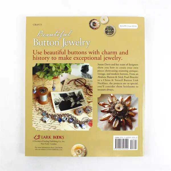 Beautiful Button Jewelry 60 Easy Heirloom Treasures Susan Davis 2010 1st PB Ed