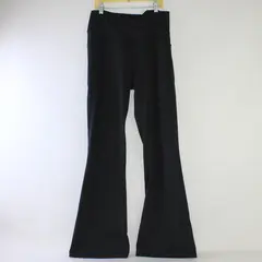 DLOODA Women's XL Black Wide Leg Crisscross Waist Pocketed Yoga Pants