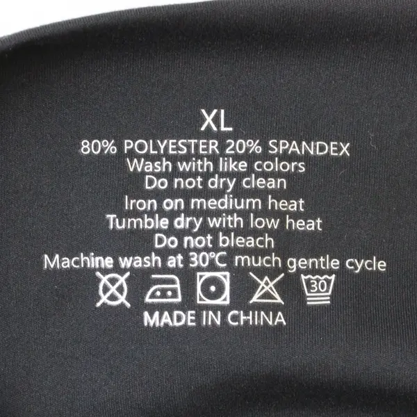 DLOODA Women's XL Black Wide Leg Crisscross Waist Pocketed Yoga Pants