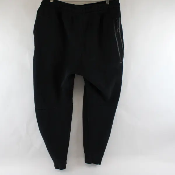 Nike Men's Black Fleece Drawstring Waist Jogger Sweatpants - CU4495-010 - FLAWED