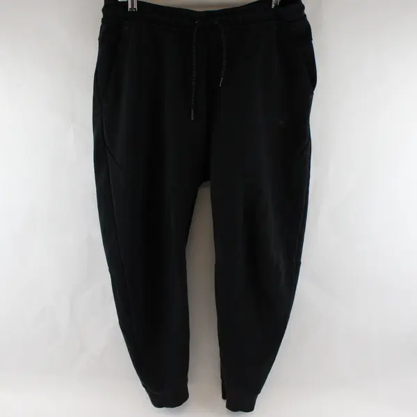 Nike Men's Black Fleece Drawstring Waist Jogger Sweatpants - CU4495-010 - FLAWED