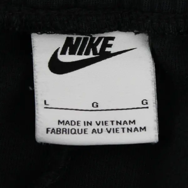 Nike Men's Black Fleece Drawstring Waist Jogger Sweatpants - CU4495-010 - FLAWED