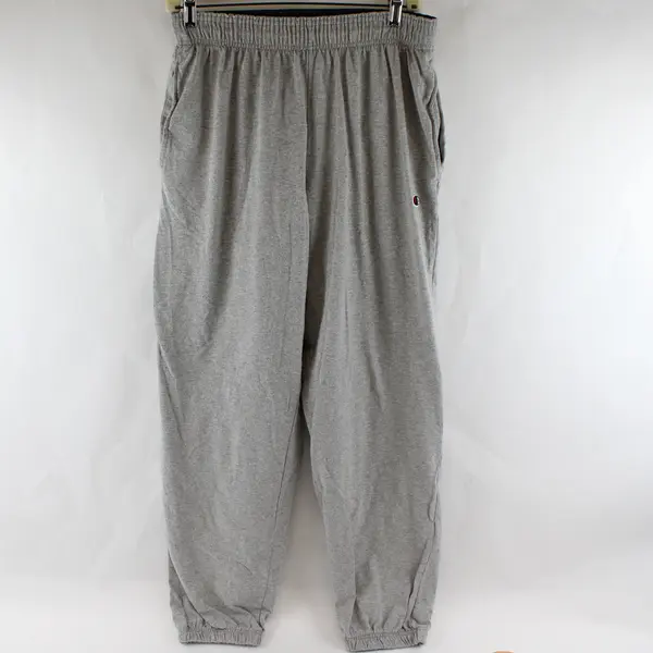 Champion Men's M Gray Thin Elastic Waist and Ankle Sweatpants