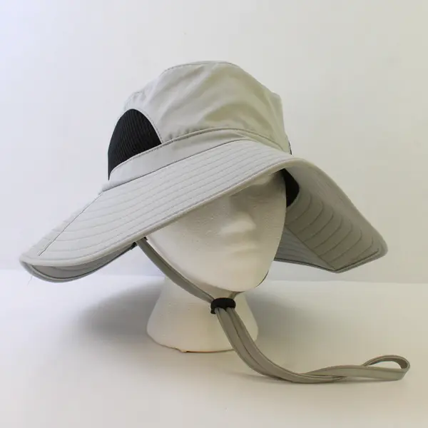 Ordenado Adult Gray Waterproof Sun/UV Protection Bucket Mesh Boonie Hat 