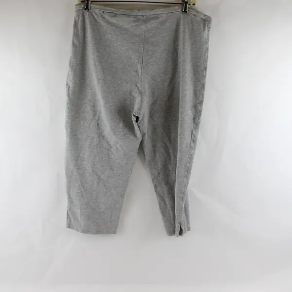 Marsh Landing Women's M Gray Elastic Drawstring Waist Capri Lounge Pants