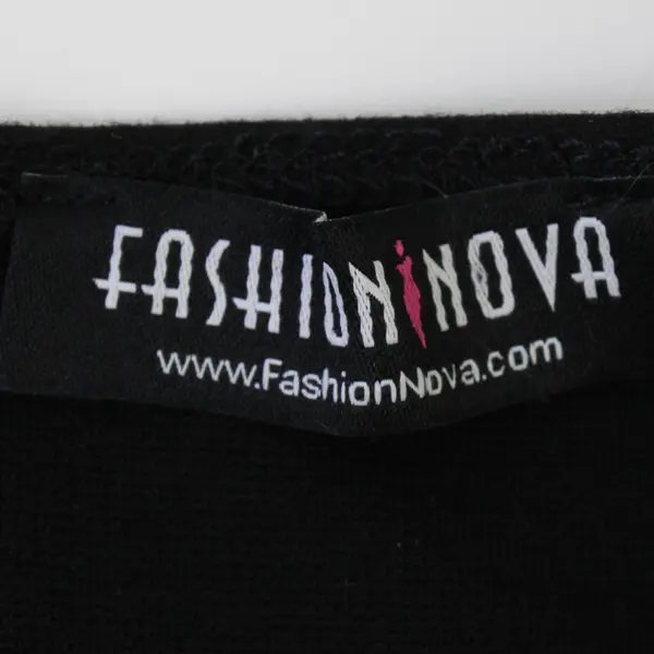 Fashion Nova Women's XS Black Mesh Panels Off The Shoulder Bodycon Dress