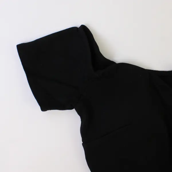 Fashion Nova Women's XS Black Mesh Panels Off The Shoulder Bodycon Dress