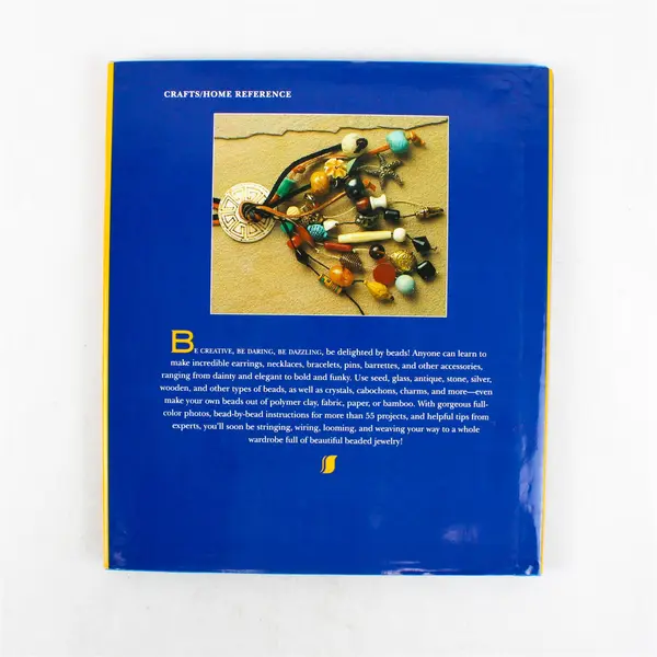 Vintage Creative Bead Jewelry By Carol Taylor 1995 Hardcover Dust Jacket Good