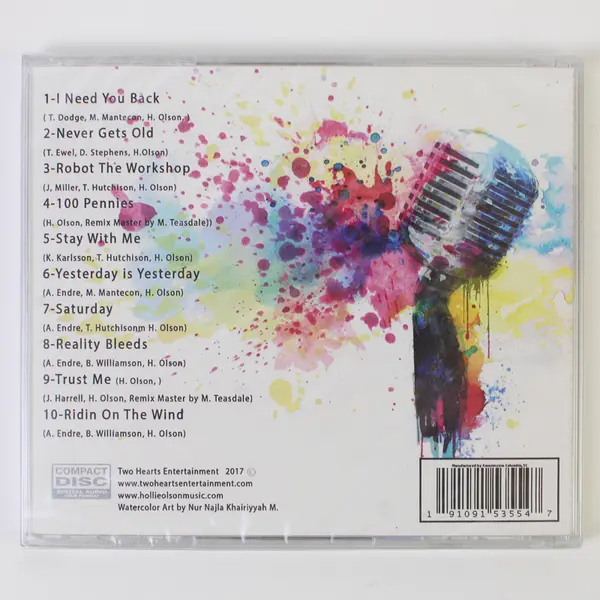 Reality Bleeds CD, Hollie Olson 2017, New/Sealed