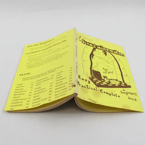 Jim and George's Home Winemaking: A Beginner's Book 1976 Paperback Good