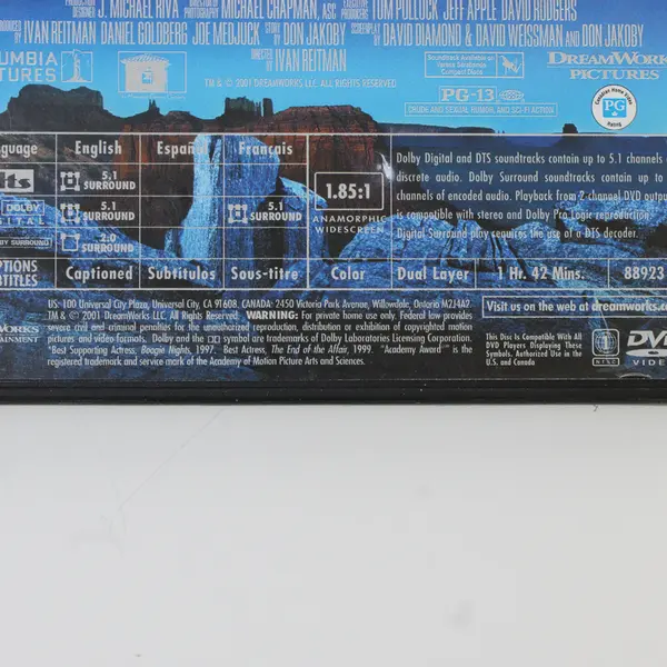 Evolution DVD Movie Widescreen, 2001