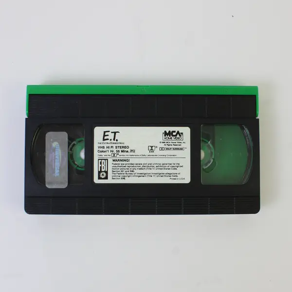 E.T. The Extra-Terrestrial VHS 1982, Spielberg
