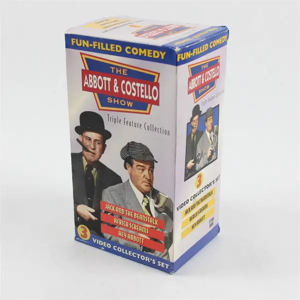 The Abbott & Costello Show Triple Feature Collection VHS Collector's Set, 1997