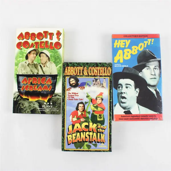 The Abbott & Costello Show Triple Feature Collection VHS Collector's Set, 1997