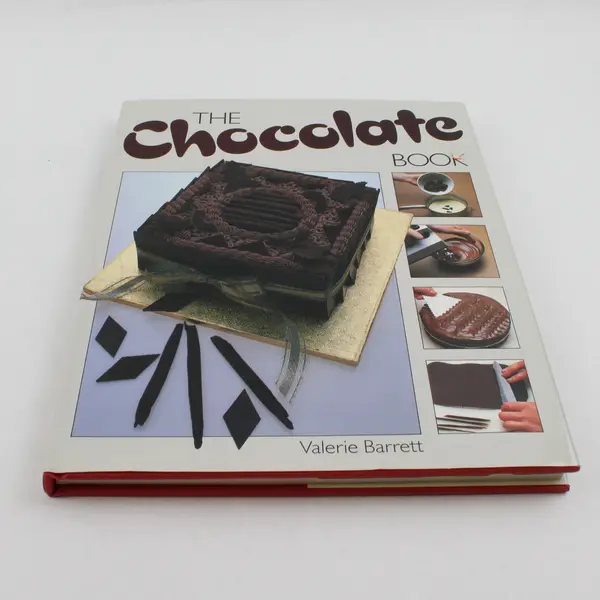 Vintage The Chocolate Book Valerie Barrett 1987 Hardcover Dust Jacket Good
