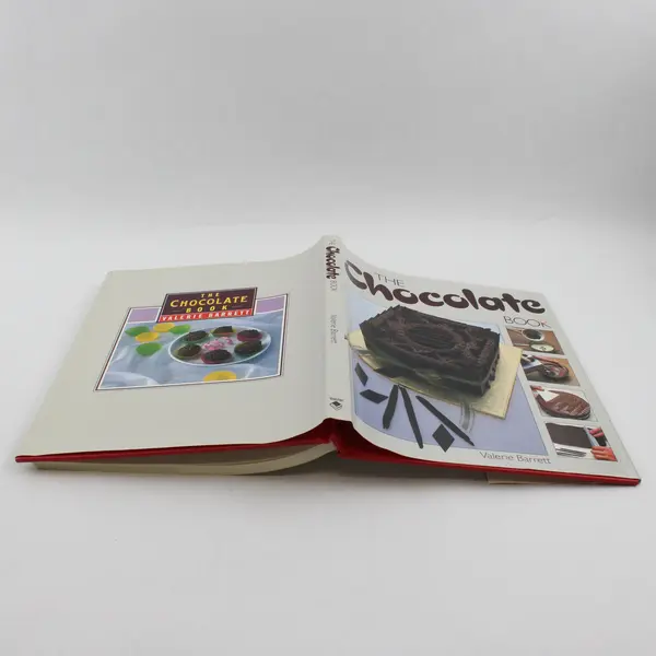 Vintage The Chocolate Book Valerie Barrett 1987 Hardcover Dust Jacket Good