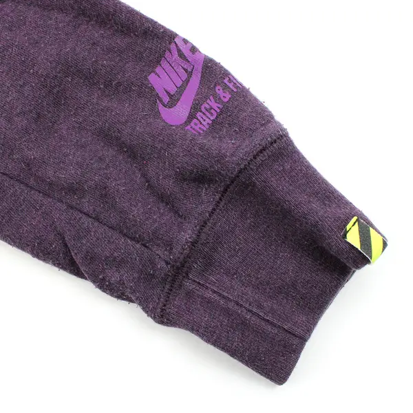 Nike Women's M Purple Sportswear Track & Field Oversized Crop Pullover Sweater 