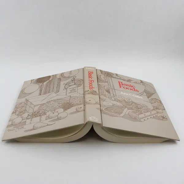 Vintage Basic Foods by June C Gates 1976 Hardcover Good Condition 