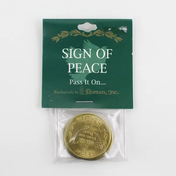 2002 Roman Inc. Token Coin Sign of Peace Pass it On Pack of 4