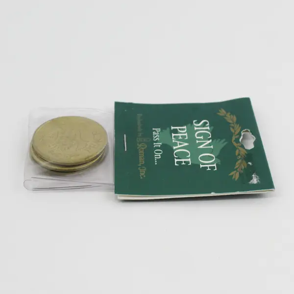 2002 Roman Inc. Token Coin Sign of Peace Pass it On Pack of 4