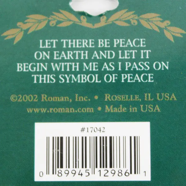 2002 Roman Inc. Token Coin Sign of Peace Pass it On Pack of 4