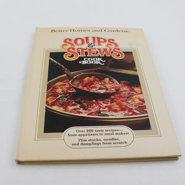 VTG Better Homes and Gardens Soups & Stews Cook Book 1978 HC 1st Edition Good
