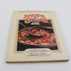 VTG Better Homes and Gardens Soups & Stews Cook Book 1978 HC 1st Edition Good