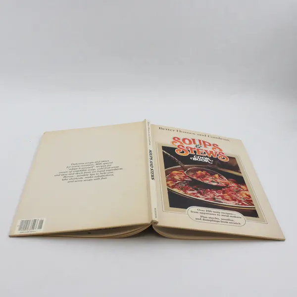 VTG Better Homes and Gardens Soups & Stews Cook Book 1978 HC 1st Edition Good