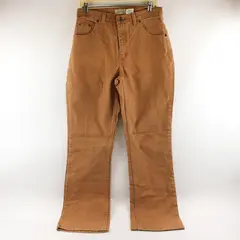 St Johns Bay Women’s 10 (32x34) Honey Brown High Rise Flared Leg Denim Jeans