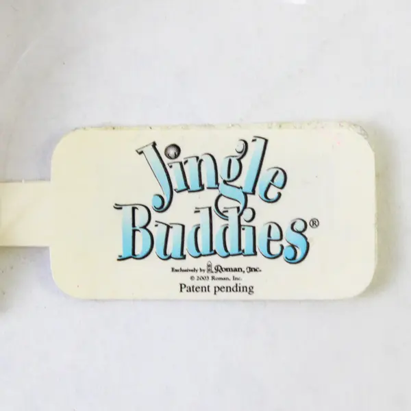 Lot of 4 New Vintage Jingle Bell Snowman Happy Birthday Ornaments Pink & Blue