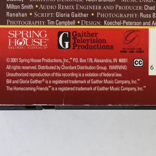 A Billy Graham Music Homecoming Vol. 2 VHS Tape 2001, #SHV4430 