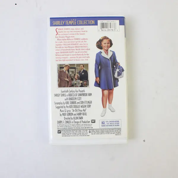 Shirley Temple: Rebecca of Sunnybrook Farm VHS 1994 Exclusive Color Version