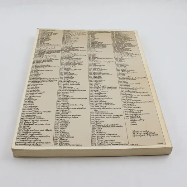 Simple Living An Illustrated Workbook by Jacques Massacrier 1975 Paperback Good