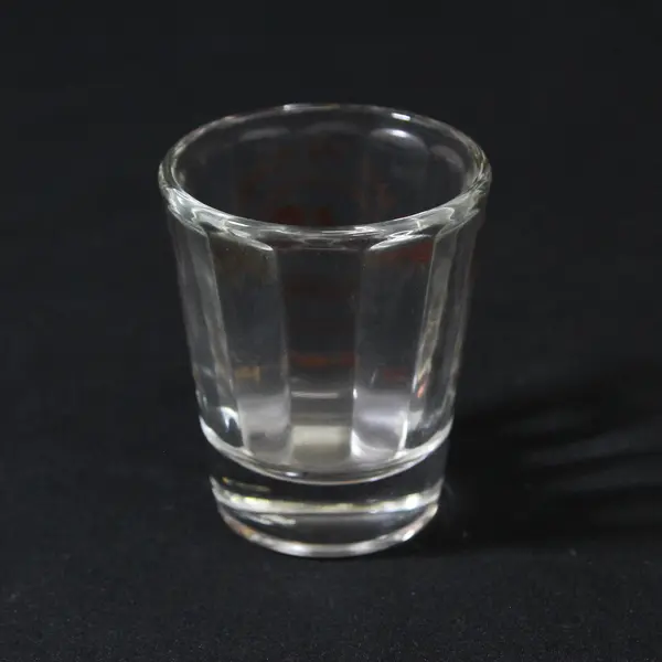 Hard Rock Cafe Clear Glass "Newport Beach" Print Shot Glass 2.5" Tall