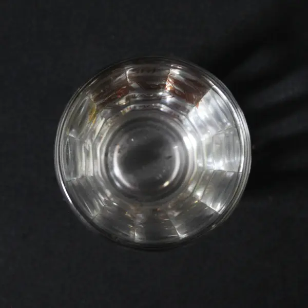 Hard Rock Cafe Clear Glass "Newport Beach" Print Shot Glass 2.5" Tall