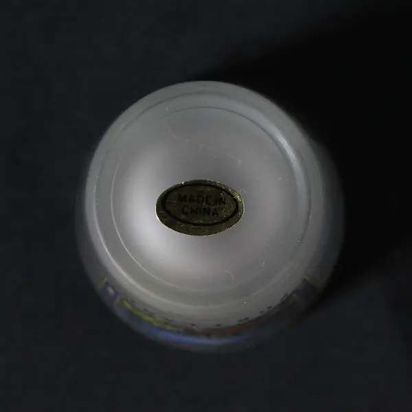 Unbranded Frosted Glass "Portland" Printed W/ Picture Shot Glass 2.5" Tall