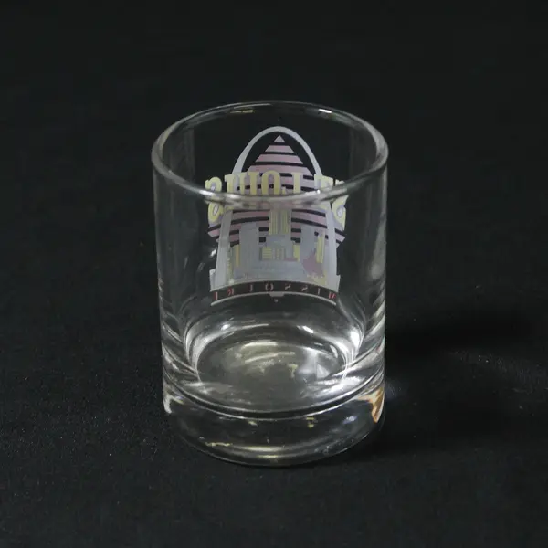 Unbranded Clear Glass "St. Louis Missouri" Printed Shot Glass 2.75" Tall