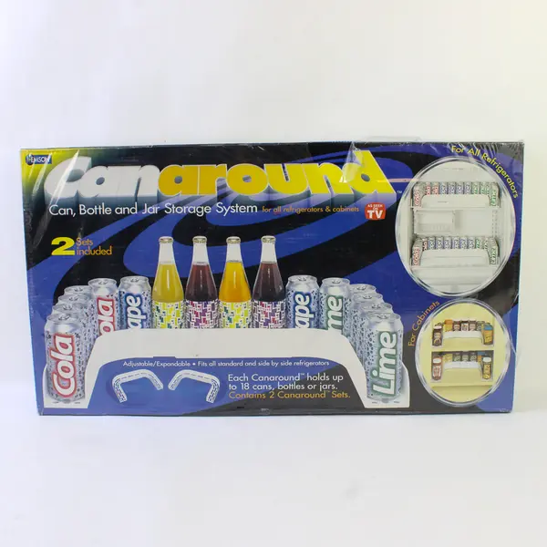 Vintage EMSON Can Around Can, Bottle & Jar Storage System As Seen On TV
