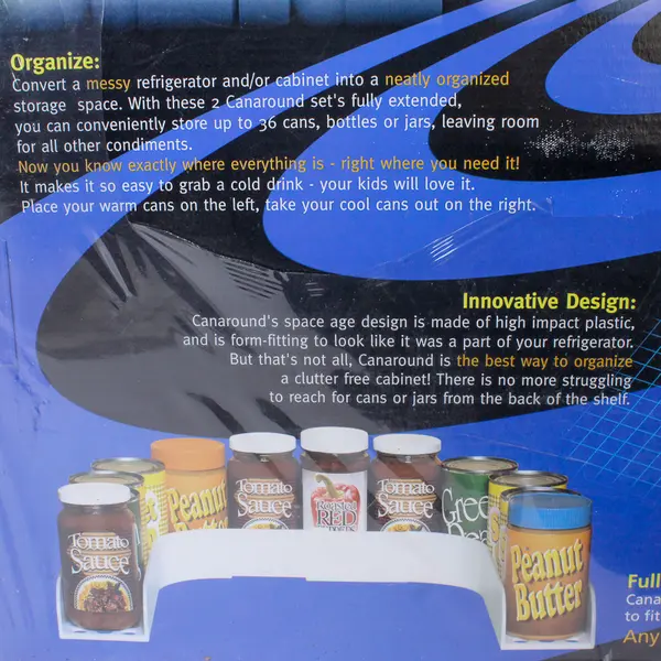 Vintage EMSON Can Around Can, Bottle & Jar Storage System As Seen On TV