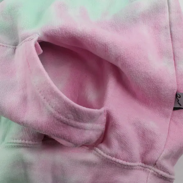 Unbranded Adult S Tie Dye Embroidered Graphic "Gold Beach Oregon" Hoodie Sweater