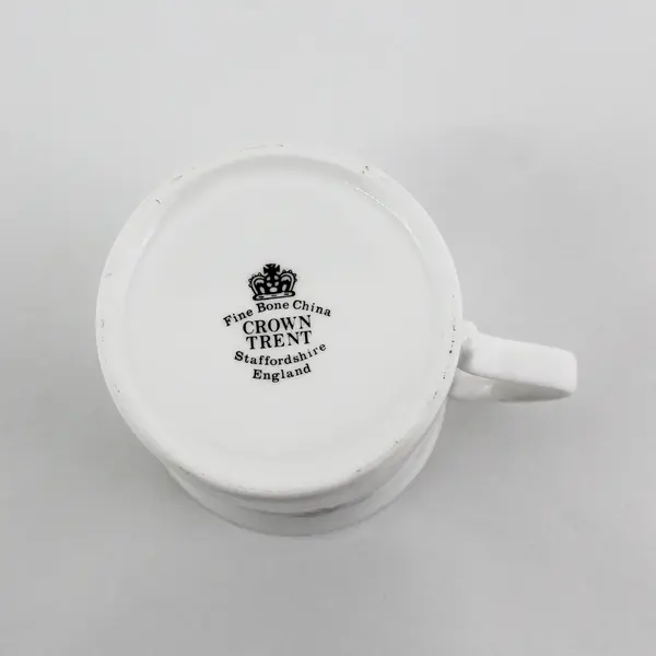 Vintage Crown Trent September Aster Flower of the Month Coffee  Mug