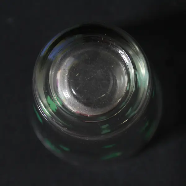 Unbranded Frosted Glass Ireland Printed W/ Crest Shot Glass 2.5" Tall