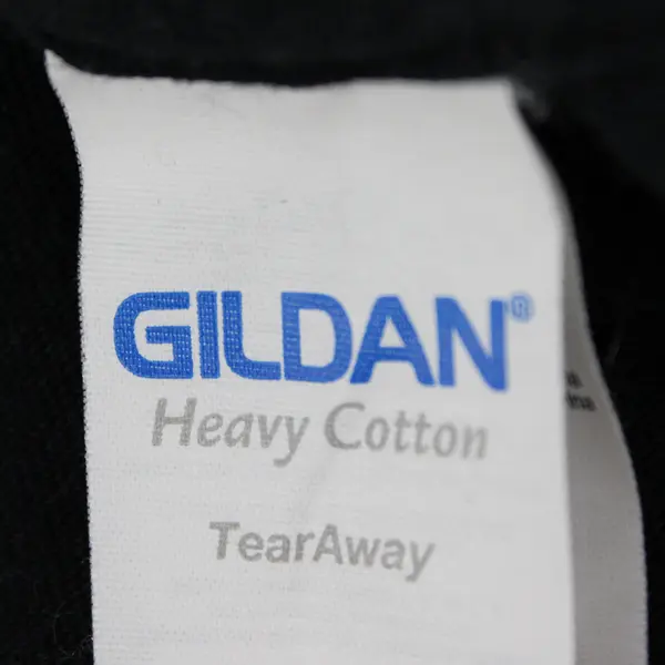 Gildan Adult L Black/White Linfield College "Frat/Sorority Life" Graphic T-Shirt